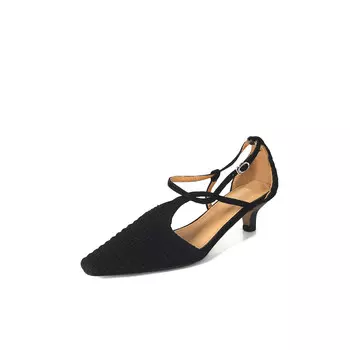 Туфли женские на высоком каблуке Zi Xiao, коричневый