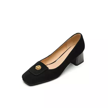 Туфли женские на высоком каблуке Zi Xiao, черный