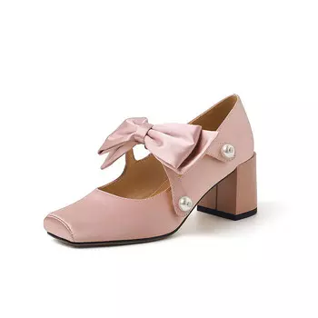 Туфли женские на высоком каблуке Zi Xiao, розовый