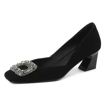 Туфли женские на высоком каблуке Zi Xiao, черный