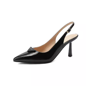 Туфли женские на высоком каблуке Zi Xiao, черный