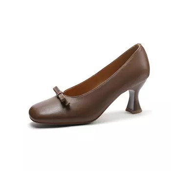 Туфли женские на высоком каблуке Zi Xiao, черный