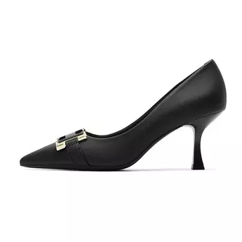 Туфли женские на высоком каблуке Zubumei, черный