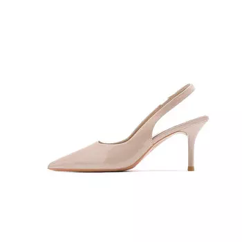 Туфли женские на высоком каблуке Zubumei, цвет Nude