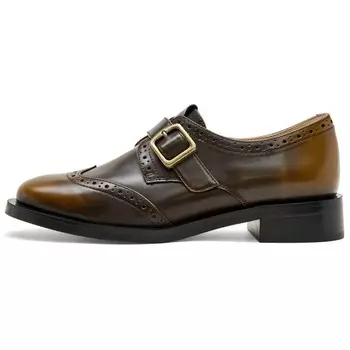Туфли женские низкие коричневый Toomanyshoes