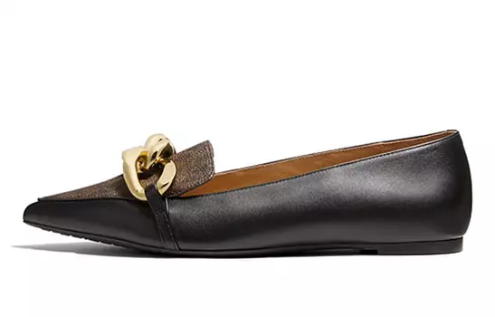 Туфли женские повседневные KORS Women's Casual Shoes Women's Black Michael Kors