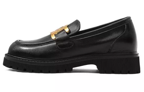 Туфли женские повседневные Women's Casual Shoes Women's Low-Top Black Cameido