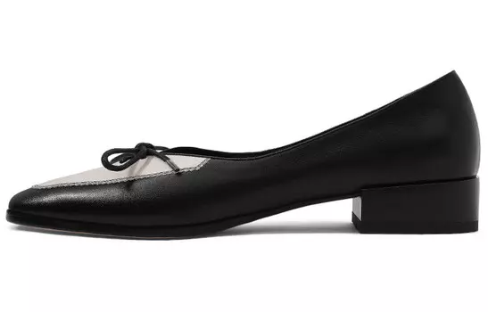 Туфли женские повседневные Women's Casual Shoes Women's Low-Top Black Cameido