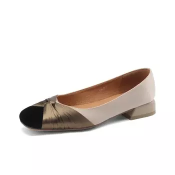 Туфли женские повседневные Women's Casual Shoes Women's Bai Shiting, цвет Champagne green