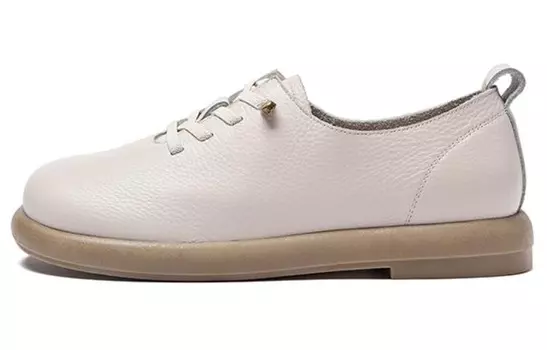 Туфли женские повседневные Women's Casual Shoes Women's Guci Tianlun, бежевый