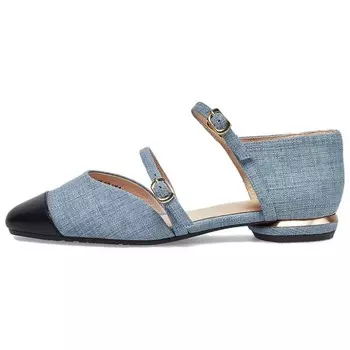 Туфли женские повседневные Women's Casual Shoes Women's Low-Top Bata, синий/черный