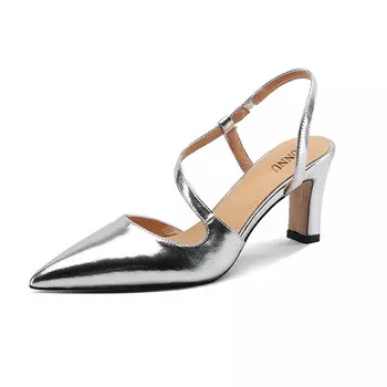 Туфли женские повседневные Women's Casual Shoes Women's Dunnu, серебряный