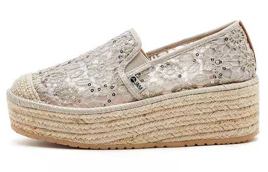 Туфли женские повседневные Women's Casual Shoes Women's Low-Top Joy&Mario, золотой