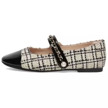 Туфли женские повседневные Women's Casual Shoes Women's Low-Top Basto, белый/черный