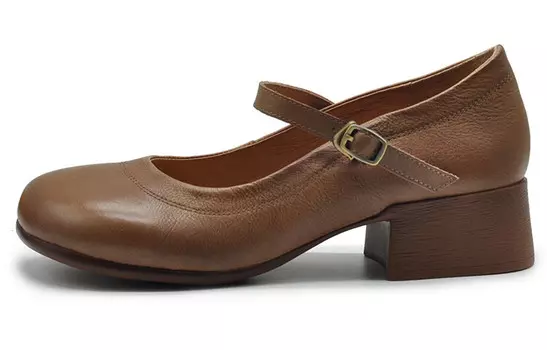 Туфли женские повседневные Women's Casual Shoes Women's Artmu, коричневый