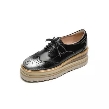 Туфли женские повседневные Women's Casual Shoes Women's Hankermeet, темно-коричневый