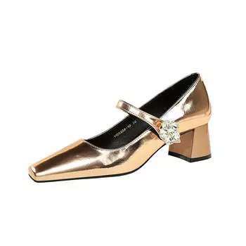 Туфли женские повседневные Women's Casual Shoes Women's Bigtree, золотой