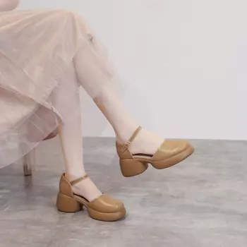 Туфли женские повседневные Women's Casual Shoes Women's Mulinsen, цвет Apricot