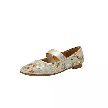 Туфли женские повседневные Women's Casual Shoes Women's Bai Shiting, цвет Apricot