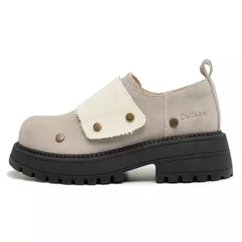 Туфли женские повседневные Women's Casual Shoes Women's Oulisasi, серый/бежевый