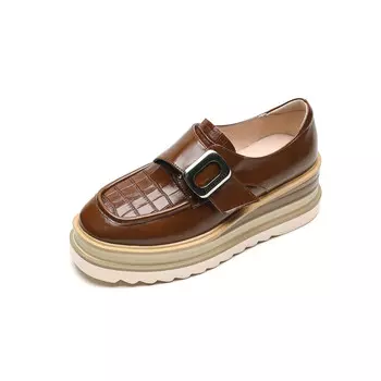 Туфли женские повседневные Women's Casual Shoes Women's Hankermeet, темно-коричневый