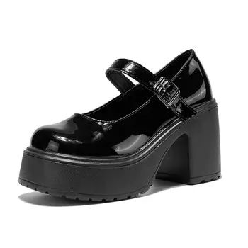 Туфли женские повседневные Women's Casual Shoes Women's Little Red Man, черный