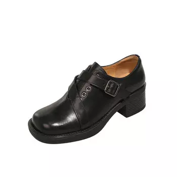 Туфли женские повседневные Women's Casual Shoes Women's Low-Top Aiqinisha, черный