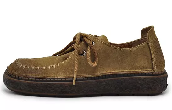 Туфли женские повседневные Women's Casual Shoes Women's Low-Top Artmu, хаки