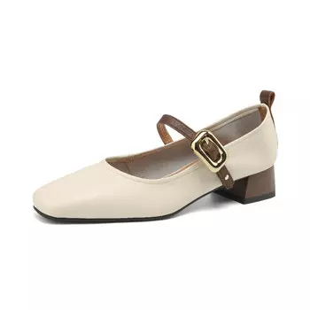 Туфли женские повседневные Women's Casual Shoes Women's Echo&Yolo, белый/коричневый