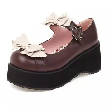 Туфли женские повседневные Women's Casual Shoes Women's Kemeilian, темно-коричневый