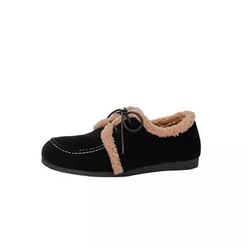 Туфли женские повседневные Women's Casual Shoes Women's Low-Top Aiqinisha, черный