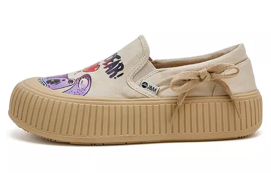 Туфли женские повседневные Women's Casual Shoes Women's Low-Top Joy&Mario, бежевый