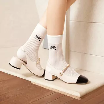 Туфли женские повседневные Women's Casual Shoes Women's Hotwind, бежевый/черный