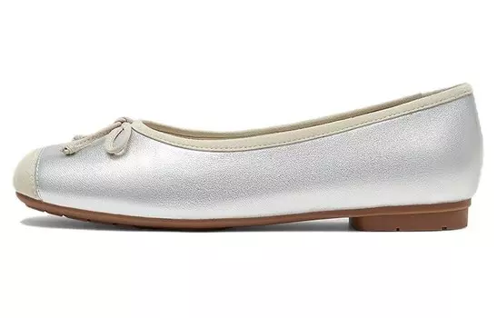 Туфли женские повседневные Women's Casual Shoes Women's Bata, серебряный