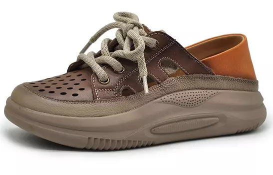 Туфли женские повседневные Women's Casual Shoes Women's Artmu, коричневый