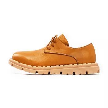 Туфли женские повседневные Women's Casual Shoes Women's Low-Top Malemonkey, желтый