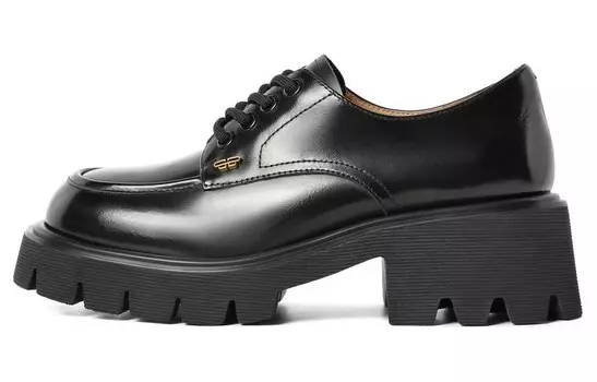 Туфли женские повседневные Women's Casual Shoes Women's Solid Color Belle, черный