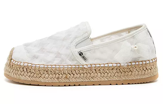 Туфли женские повседневные Women's Casual Shoes Women's Low-Top Joy&Mario, кремовый