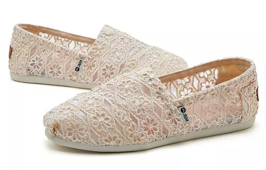 Туфли женские повседневные Women's Casual Shoes Women's Low-Top Joy&Mario, кремовый