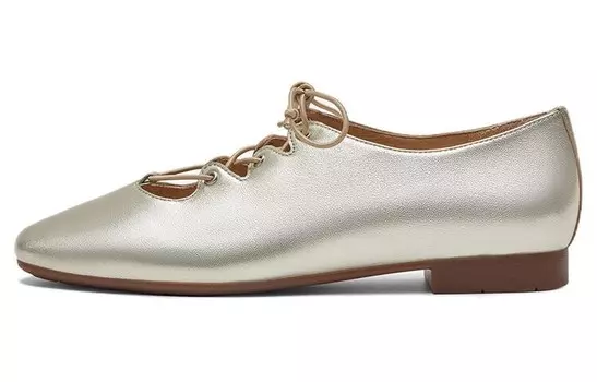 Туфли женские повседневные Women's Casual Shoes Women's Bata, светло-золотой