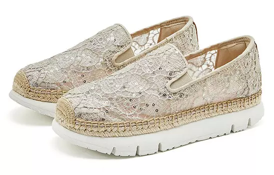 Туфли женские повседневные Women's Casual Shoes Women's Low-Top Joy&Mario, золотой