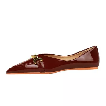 Туфли женские повседневные Women's Casual Shoes Women's Bamiti, цвет Burgundy