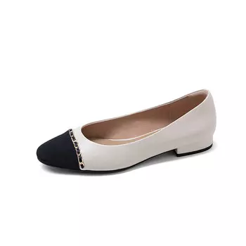 Туфли женские повседневные Women's Casual Shoes Women's Low-Top Comely, цвет Apricot/Black