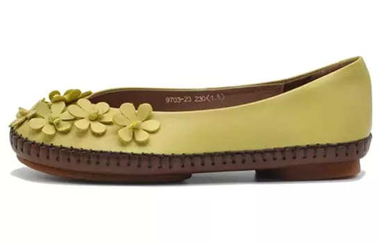 Туфли женские повседневные Women's Casual Shoes Women's Low-Top Artmu, цвет Lime Green