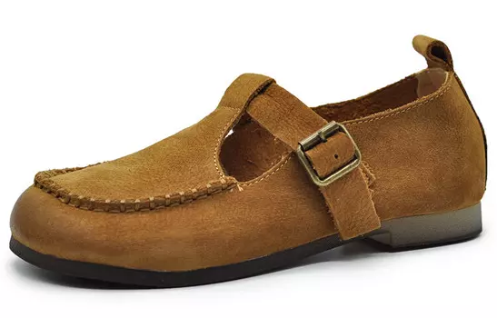 Туфли женские повседневные Women's Casual Shoes Women's Low-Top Artmu, цвет Caramel