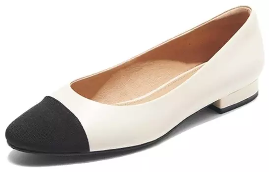 Туфли женские повседневные Women's Casual Shoes Women's Low-Top Pt'Son, цвет Apricot Black