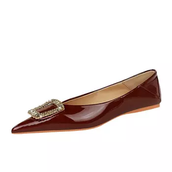 Туфли женские повседневные Women's Casual Shoes Women's Bamiti, цвет Burgundy