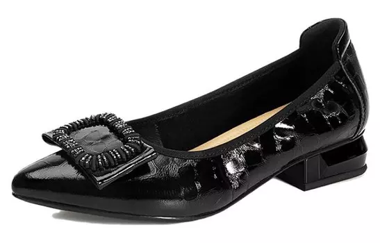 Туфли женские повседневные Women's Casual Shoes Women's Low-Top Lesele, черный