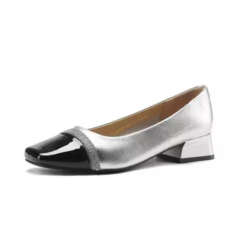 Туфли женские повседневные Women's Casual Shoes Women's Foxer, цвет Silver/Black
