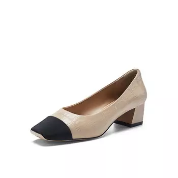 Туфли женские повседневные Women's Casual Shoes Women's Nini West, цвет Black beige